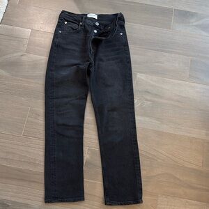 AGOLDE black Riley crop jeans 26 Panoramic